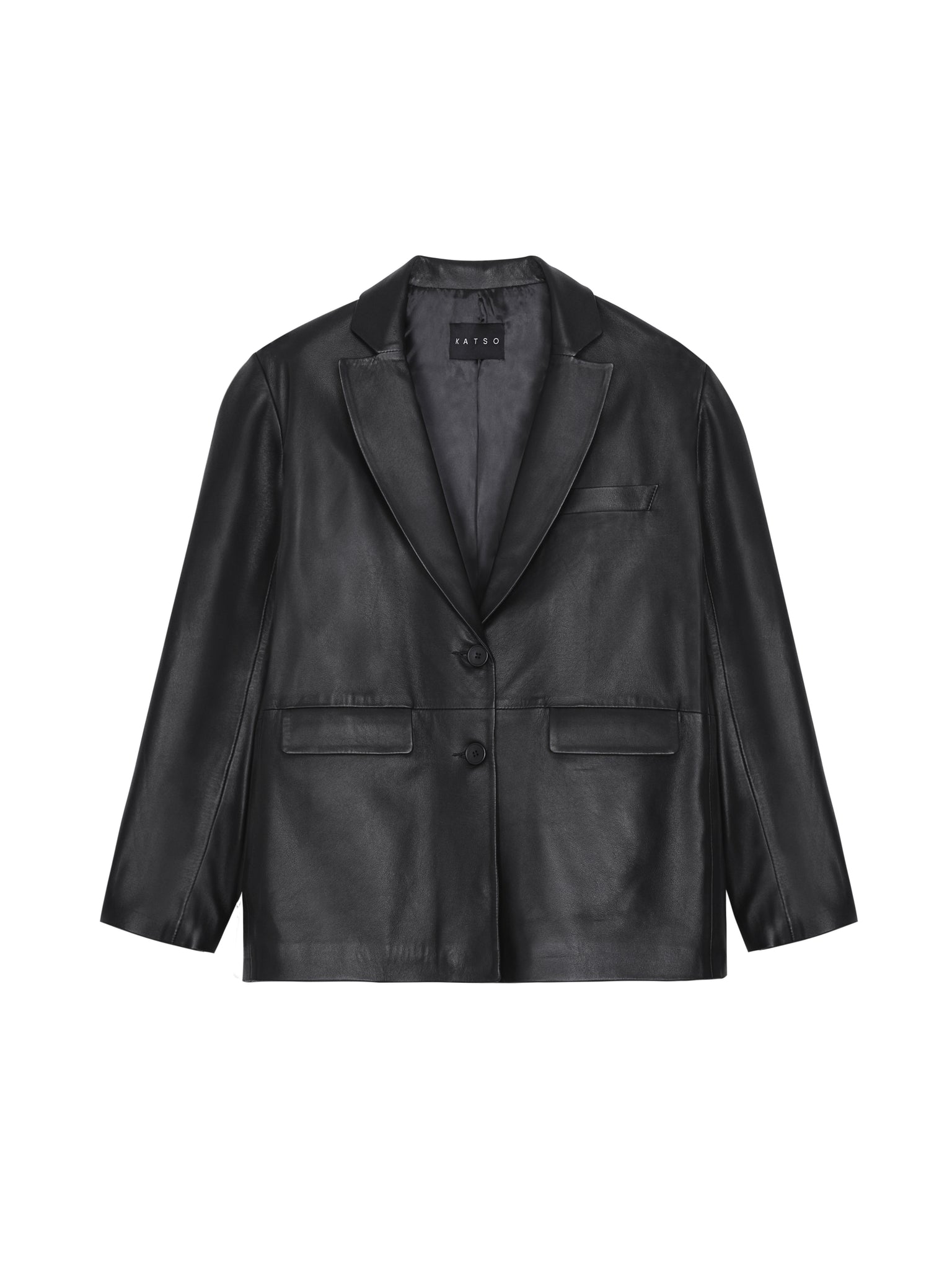 Le Blazer en cuir oversize