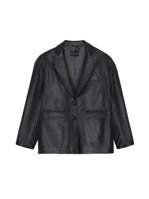 Le Blazer en cuir oversize