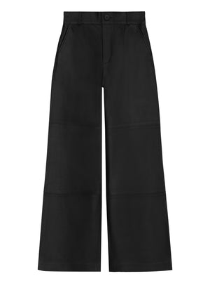 Pantalon en cuir Palazzo