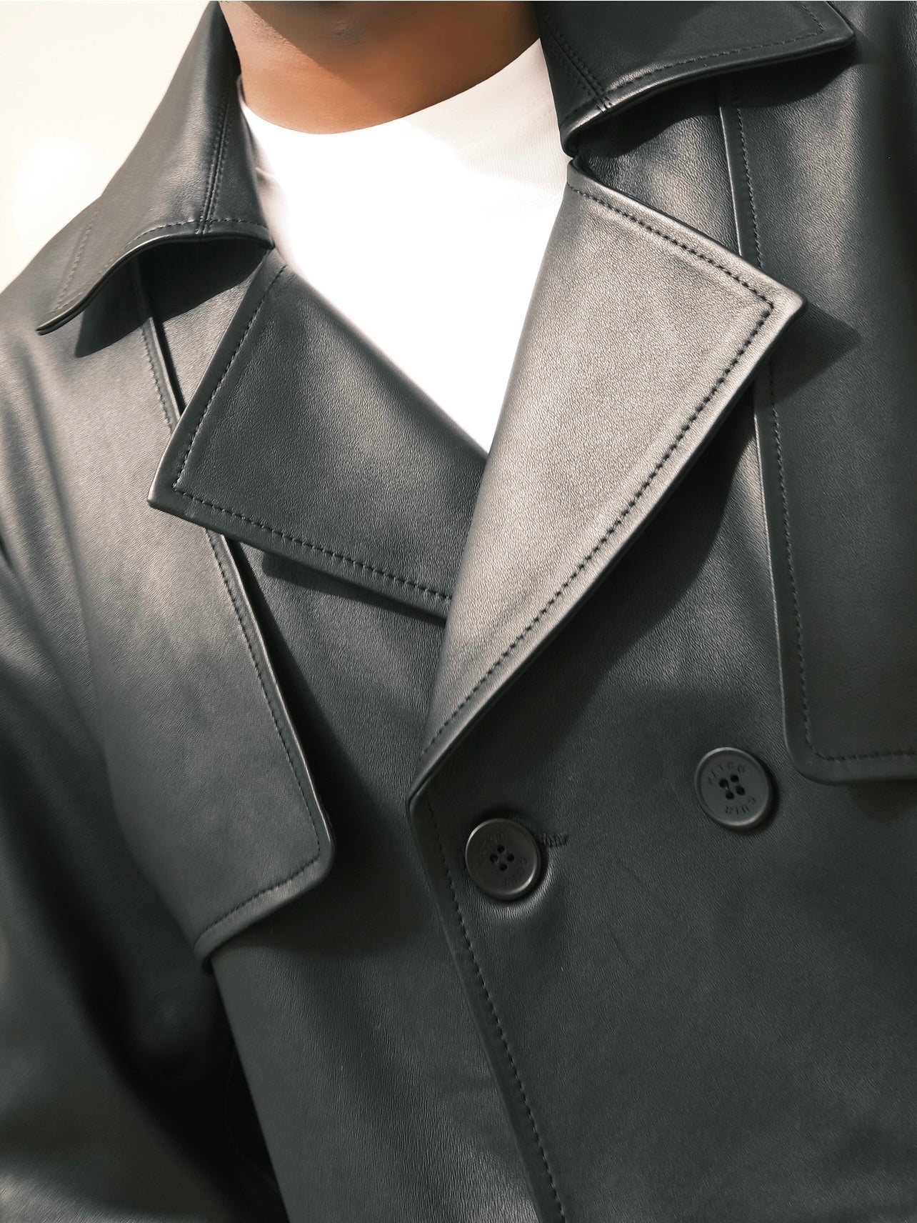 Le trench en cuir pour homme