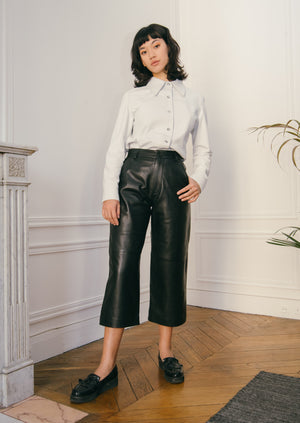 The leather culottes